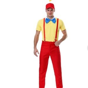 Men’s Tweedle dum costume size M alice in wonderland EUC